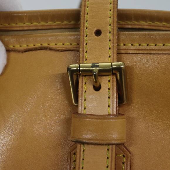LOUIS VUITTON Nomad Leather Bucket PM Shoulder Bag Beige M85001 - Picture 9 of 16